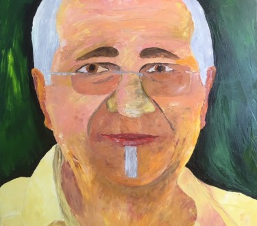 ציור 122  דיוקן עצמי  60X80  שמן
